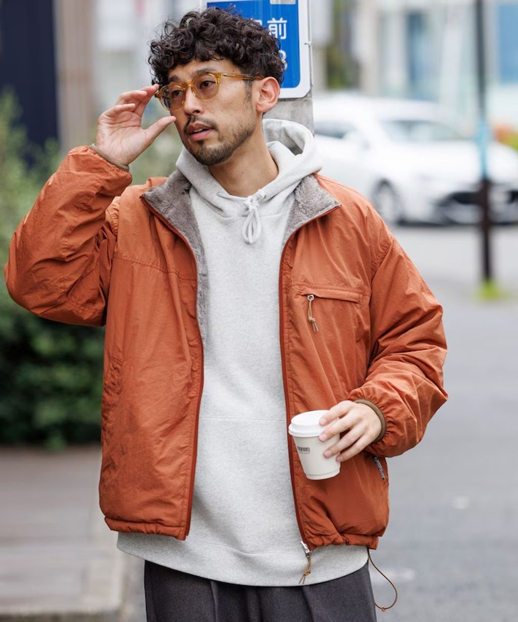 FREAKS STORE 雙面兩穿2way尼龍×羊羔絨保暖外套_65