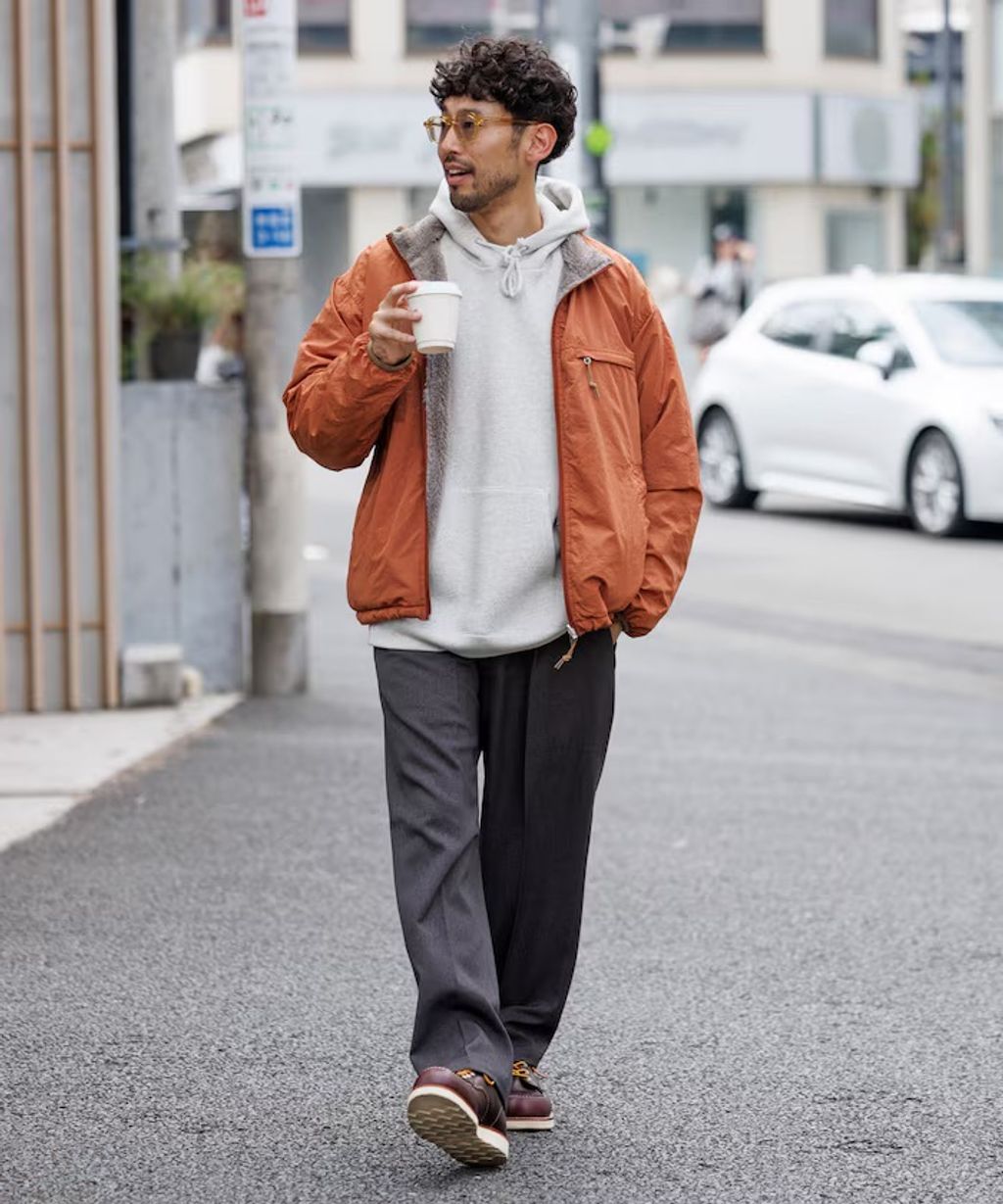 FREAKS STORE 雙面兩穿2way尼龍×羊羔絨保暖外套_60