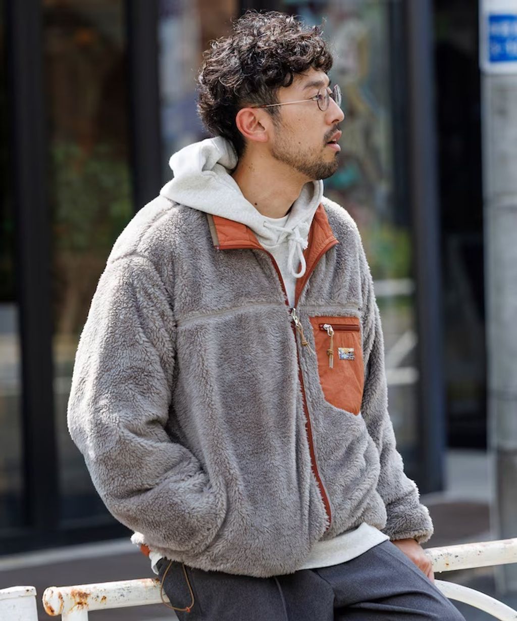 FREAKS STORE 雙面兩穿2way尼龍×羊羔絨保暖外套_57