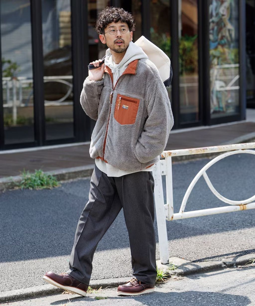 FREAKS STORE 雙面兩穿2way尼龍×羊羔絨保暖外套_55