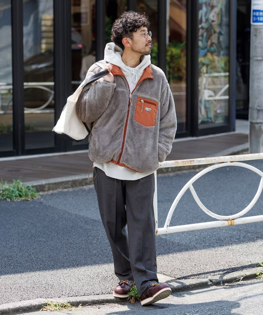 FREAKS STORE 雙面兩穿2way尼龍×羊羔絨保暖外套_53