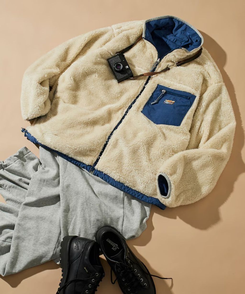 FREAKS STORE 雙面兩穿2way尼龍×羊羔絨保暖外套_51