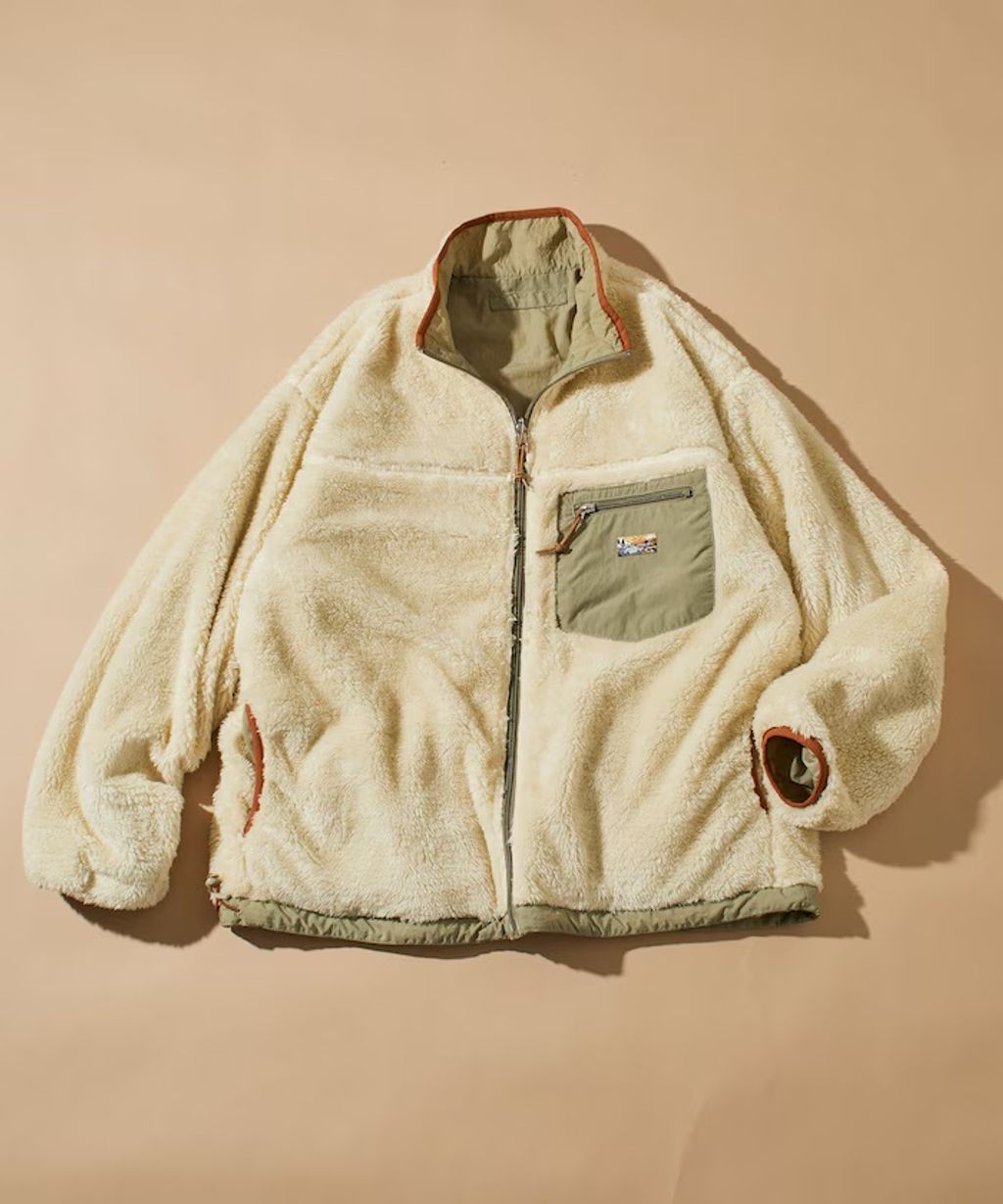 FREAKS STORE 雙面兩穿2way尼龍×羊羔絨保暖外套_29