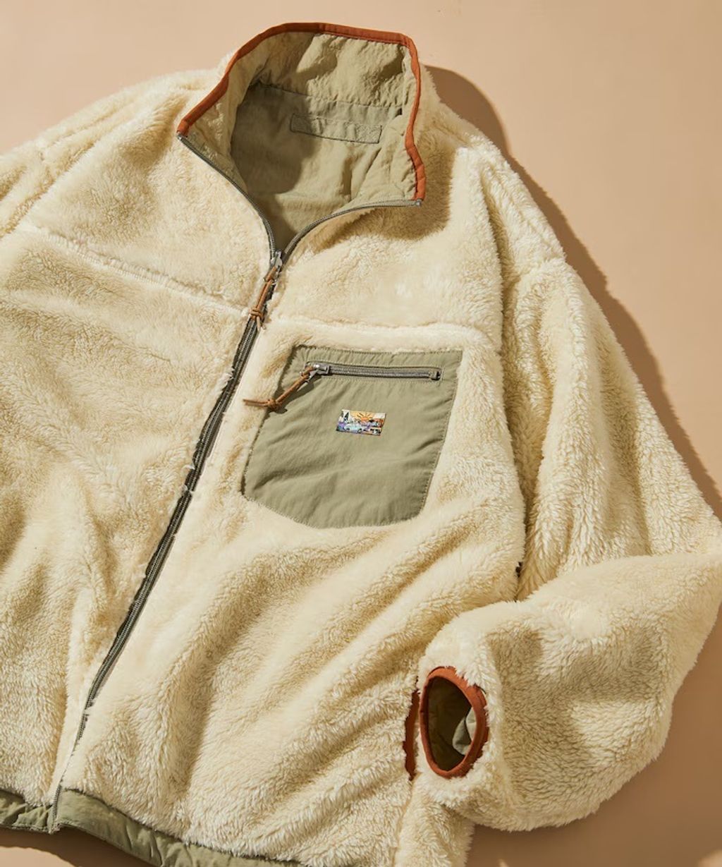 FREAKS STORE 雙面兩穿2way尼龍×羊羔絨保暖外套_30