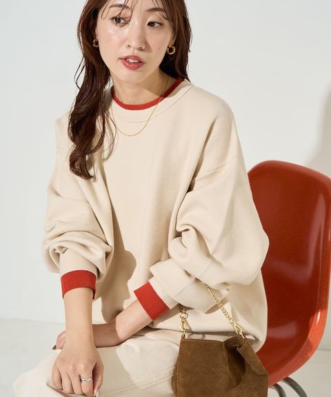 FREAKS STORE oversize輕盈保暖假兩件針織大學T_1