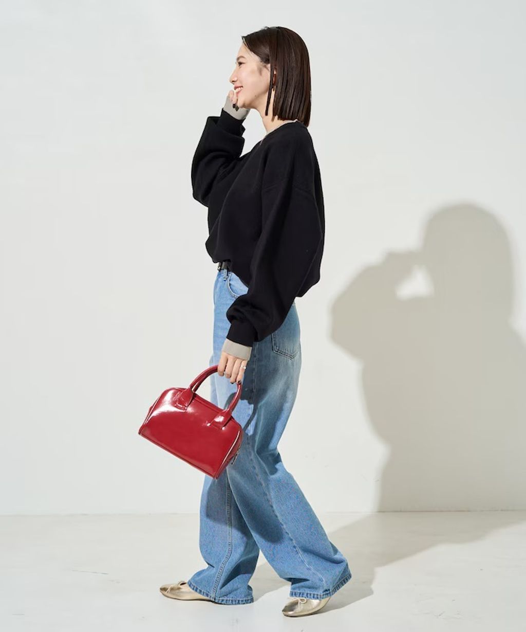 FREAKS STORE oversize輕盈保暖假兩件針織大學T_19