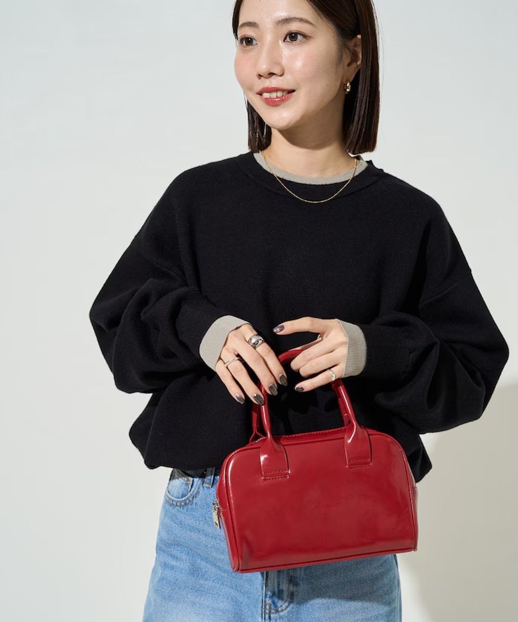 FREAKS STORE oversize輕盈保暖假兩件針織大學T_24