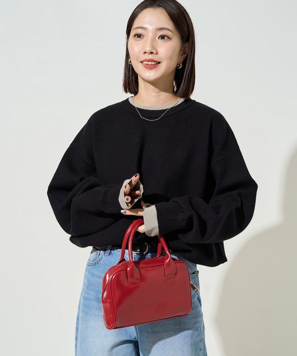 FREAKS STORE oversize輕盈保暖假兩件針織大學T_20