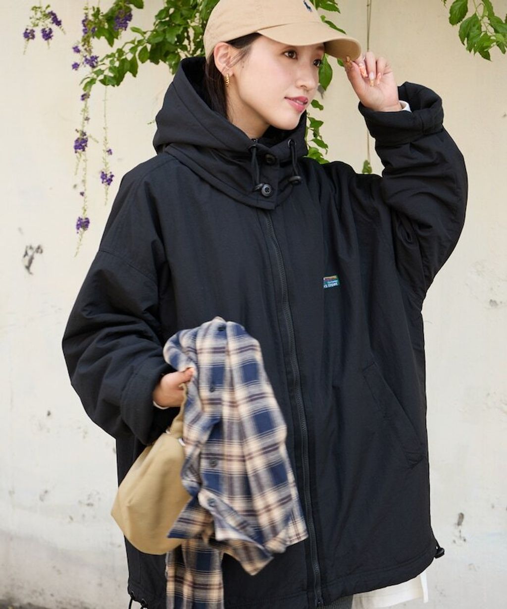 FREAKS STORE OUTDOORS可拆式帽子雙面兩穿裏刷毛外套(女款)_3