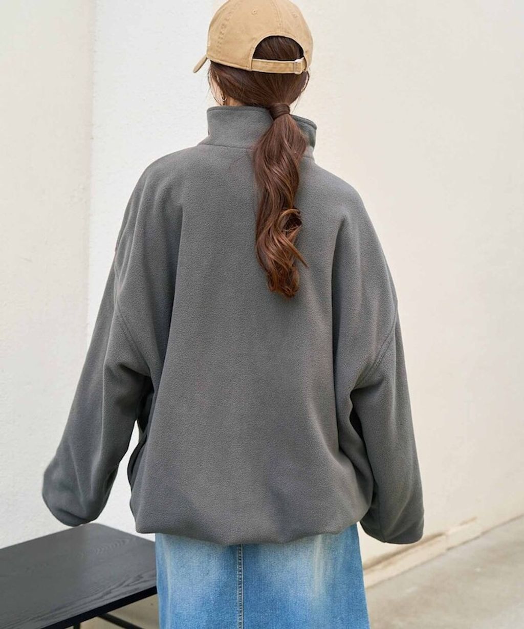 FREAKS STORE OUTDOORS可拆式帽子雙面兩穿裏刷毛外套(女款)_58