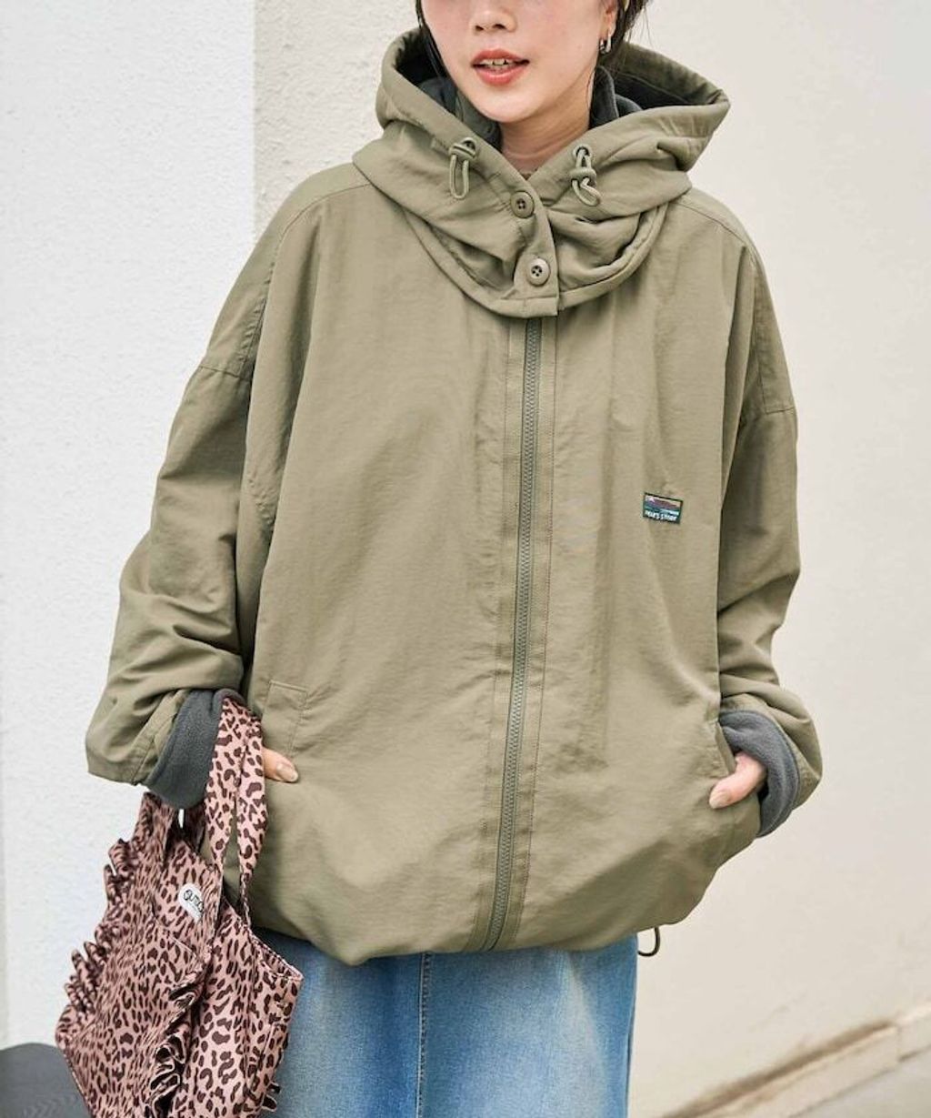 FREAKS STORE OUTDOORS可拆式帽子雙面兩穿裏刷毛外套(女款)_51