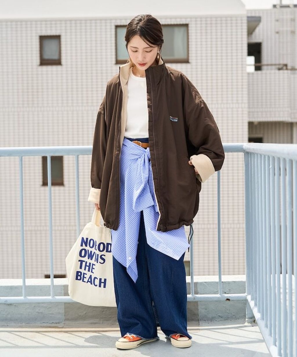 FREAKS STORE OUTDOORS可拆式帽子雙面兩穿裏刷毛外套(女款)_40