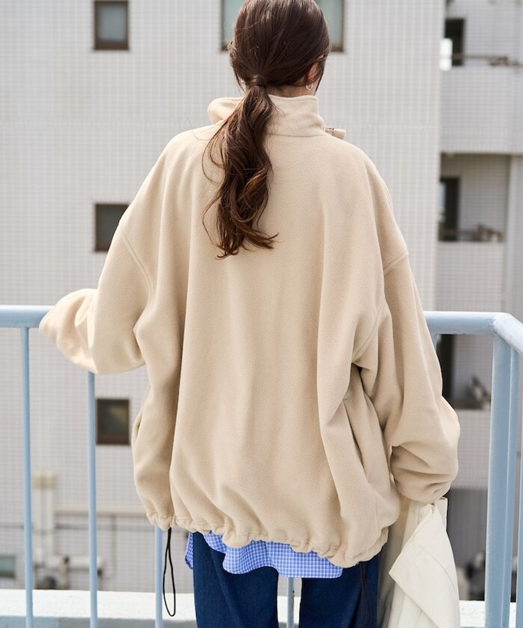 FREAKS STORE OUTDOORS可拆式帽子雙面兩穿裏刷毛外套(女款)_47