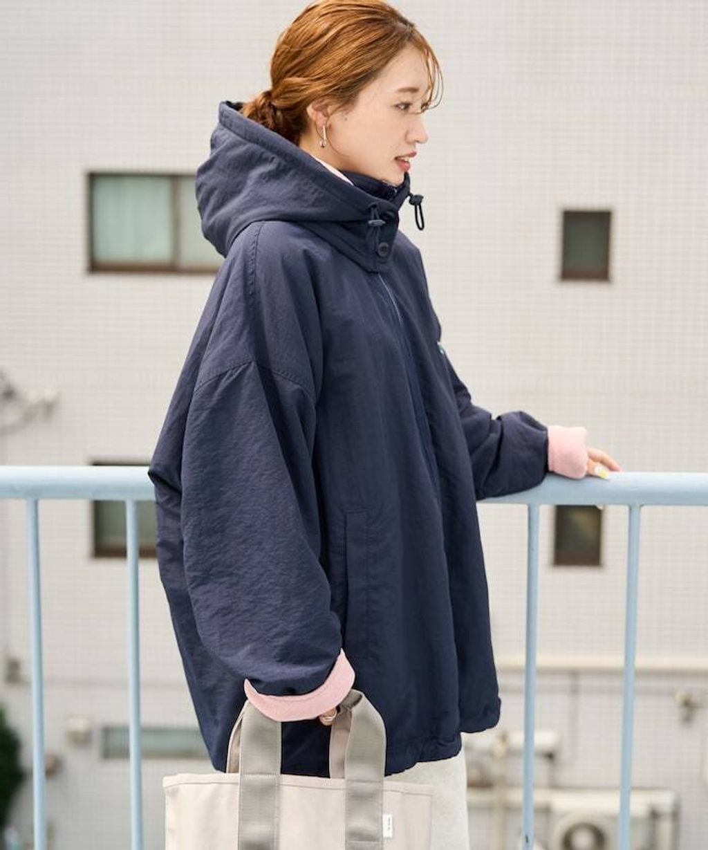 FREAKS STORE OUTDOORS可拆式帽子雙面兩穿裏刷毛外套(女款)_32