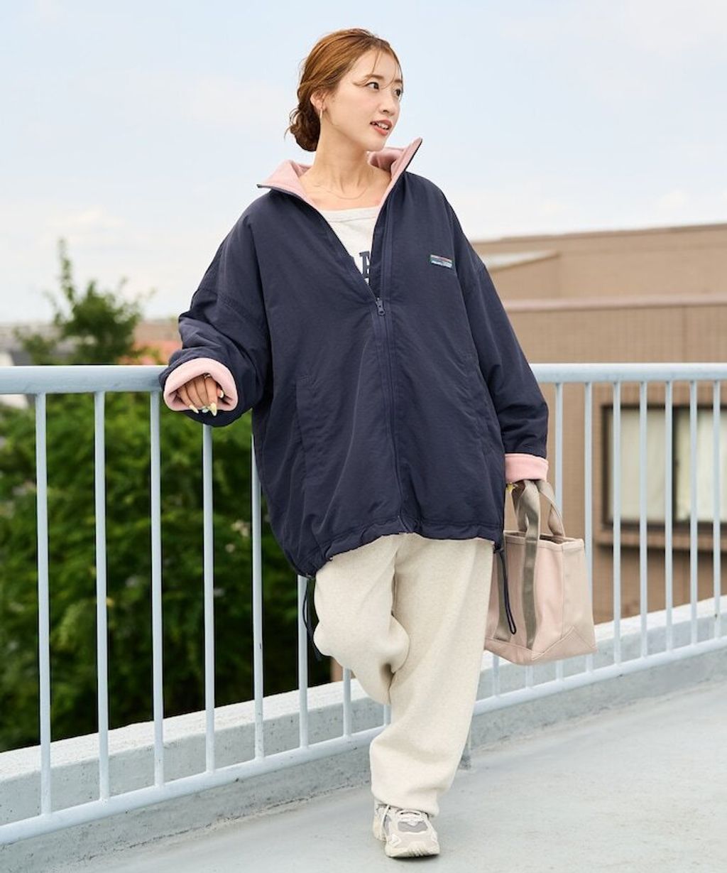 FREAKS STORE OUTDOORS可拆式帽子雙面兩穿裏刷毛外套(女款)_28