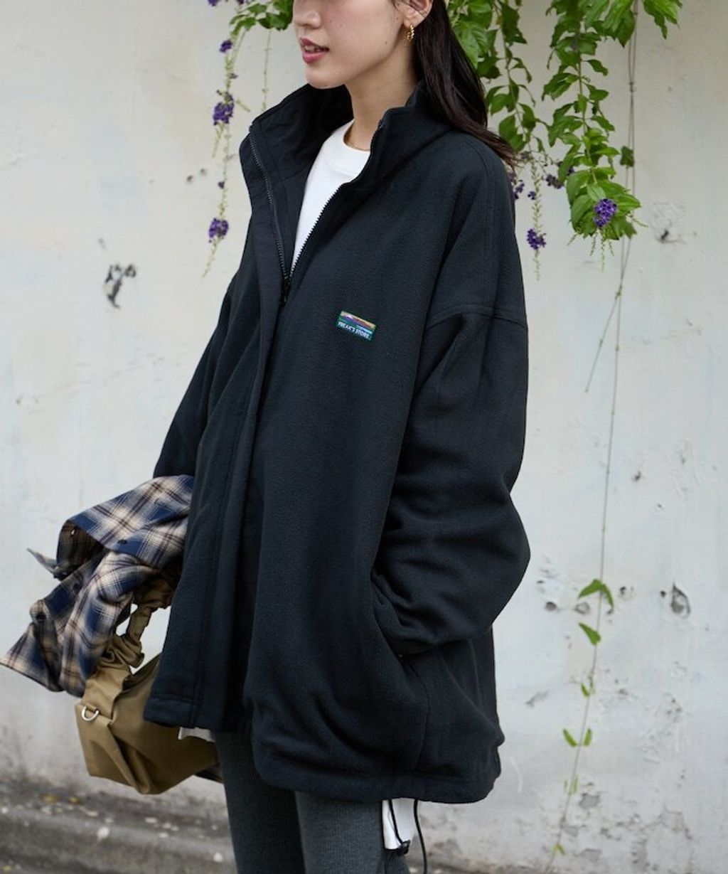 FREAKS STORE OUTDOORS可拆式帽子雙面兩穿裏刷毛外套(女款)_25