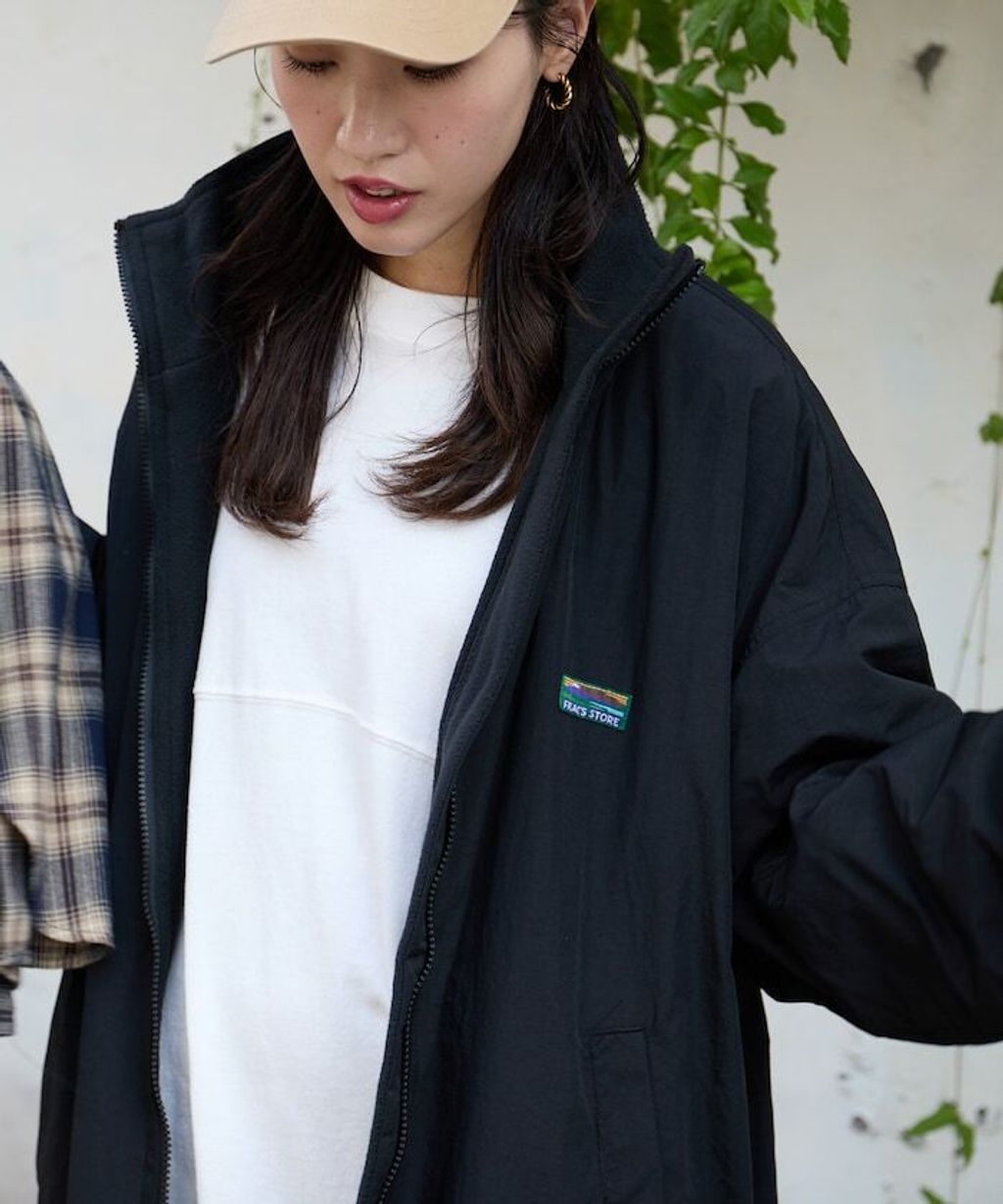 FREAKS STORE OUTDOORS可拆式帽子雙面兩穿裏刷毛外套(女款)_21