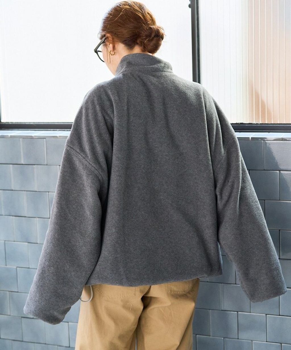 FREAKS STORE OUTDOORS可拆式帽子雙面兩穿裏刷毛外套(女款)_16