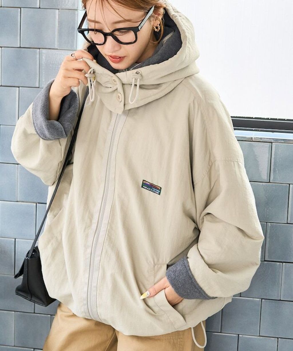 FREAKS STORE OUTDOORS可拆式帽子雙面兩穿裏刷毛外套(女款)_10