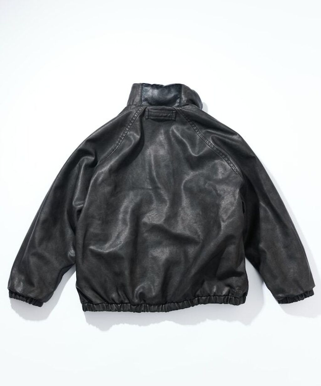 NAUTICA 類皮革×尼龍雙面兩穿鋪棉外套_36