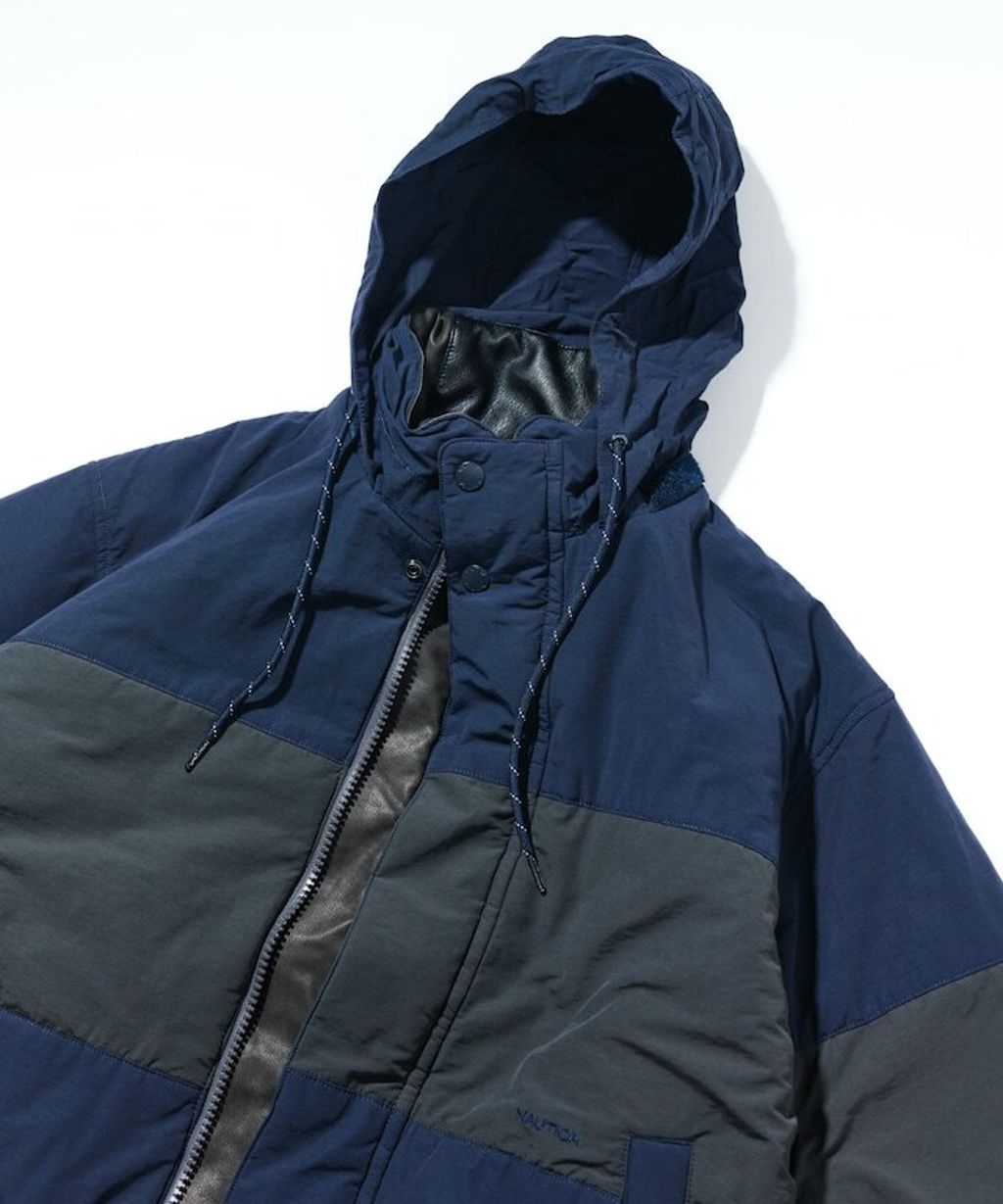 NAUTICA 類皮革×尼龍雙面兩穿鋪棉外套_39