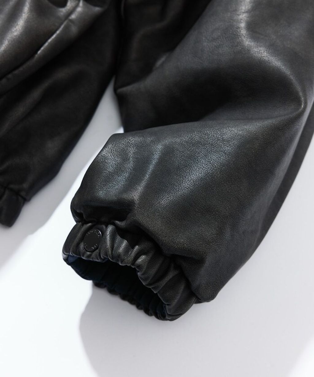 NAUTICA 類皮革×尼龍雙面兩穿鋪棉外套_35