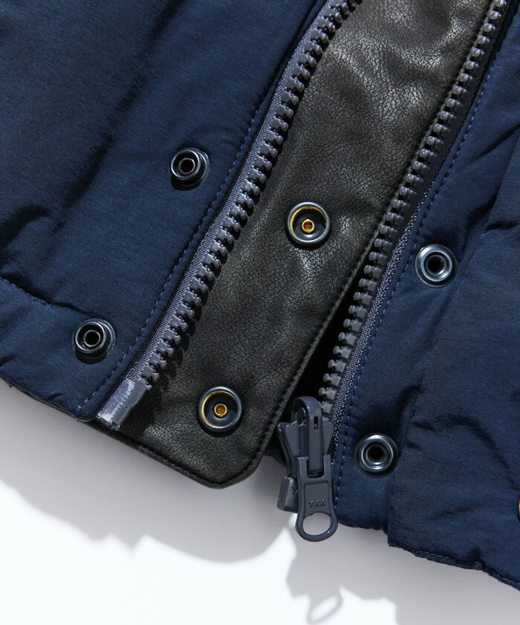 NAUTICA 類皮革×尼龍雙面兩穿鋪棉外套_25