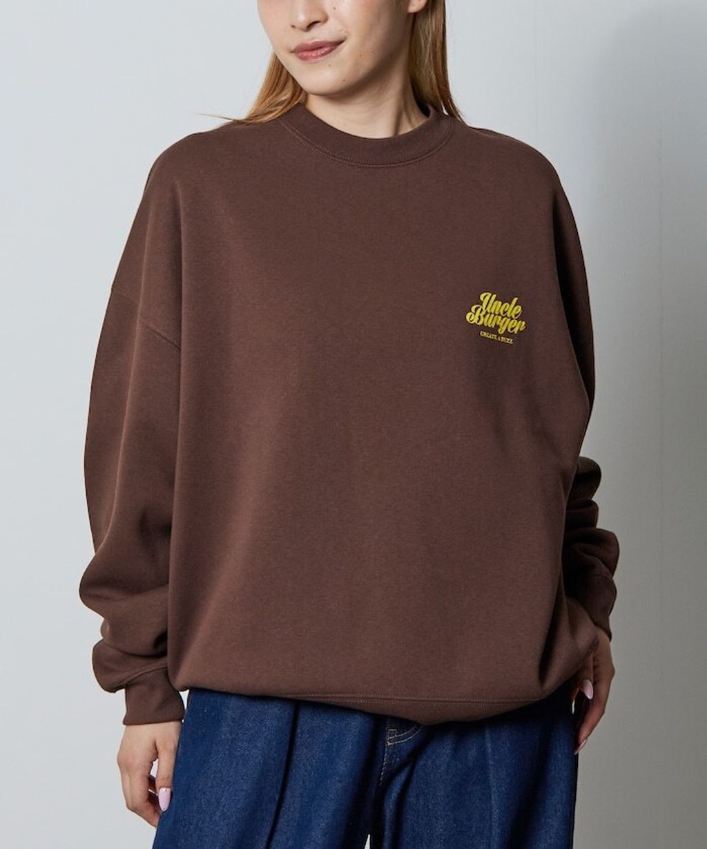 FREAKS STORE Uncle Burger美式刷毛大學T_30