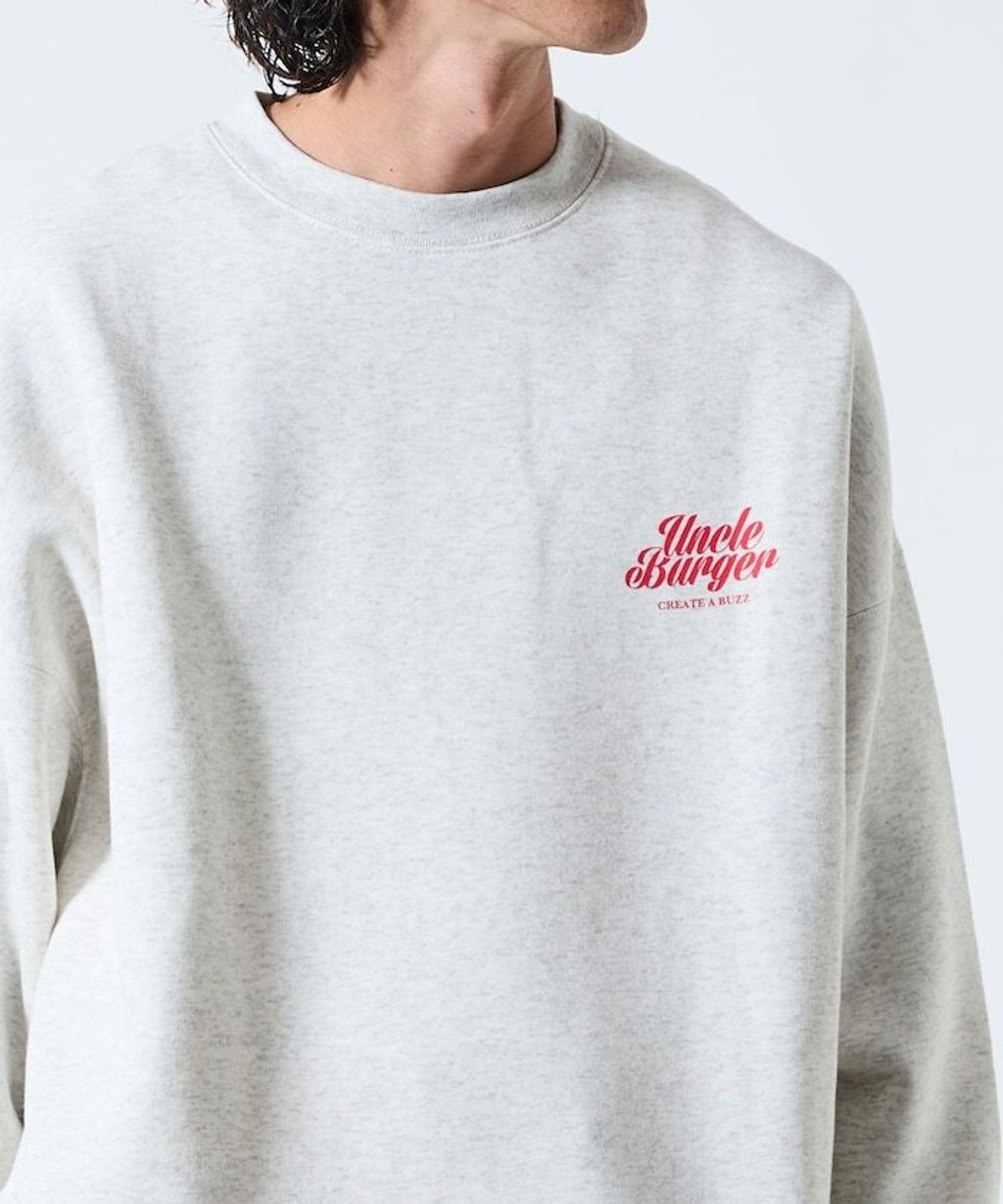 FREAKS STORE Uncle Burger美式刷毛大學T_24