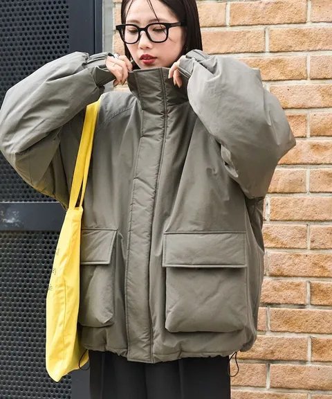 FREAKS STORE 輕量保暖防風中綿立體外套_4