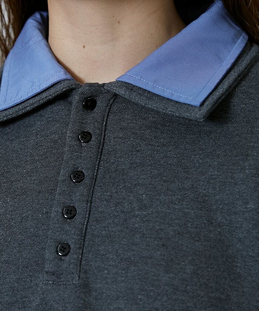 FREAKS STORE 假兩件寬鬆版型襯衫領POLO衫_37