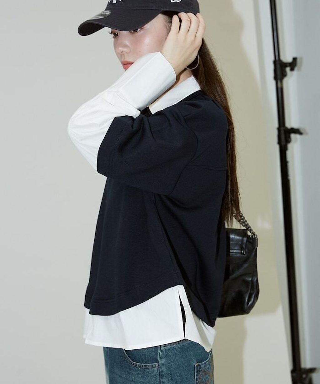 FREAKS STORE 假兩件寬鬆版型襯衫領POLO衫_25