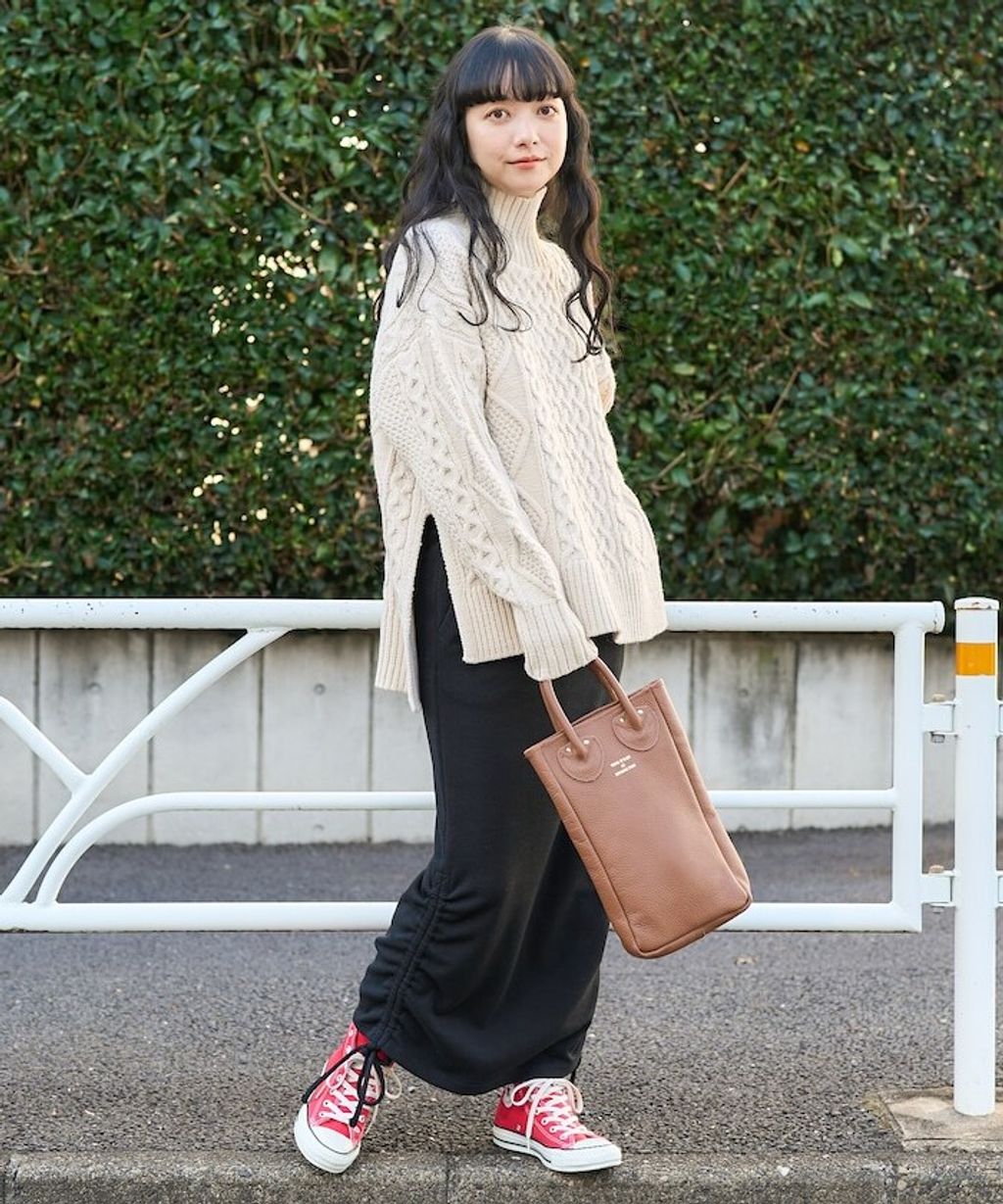 FREAKS STORE 立體混色麻花編織高領毛衣_41