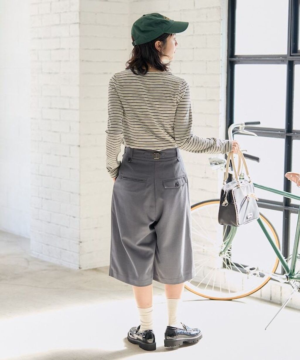 FREAKS STORE 羊毛質感溫暖寬版裙褲_15