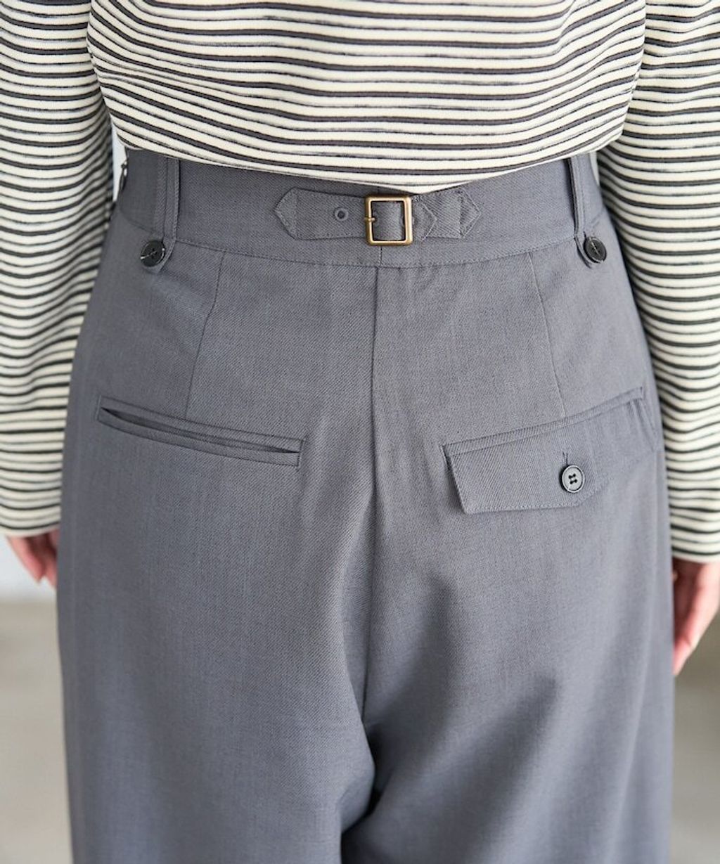 FREAKS STORE 羊毛質感溫暖寬版裙褲_23