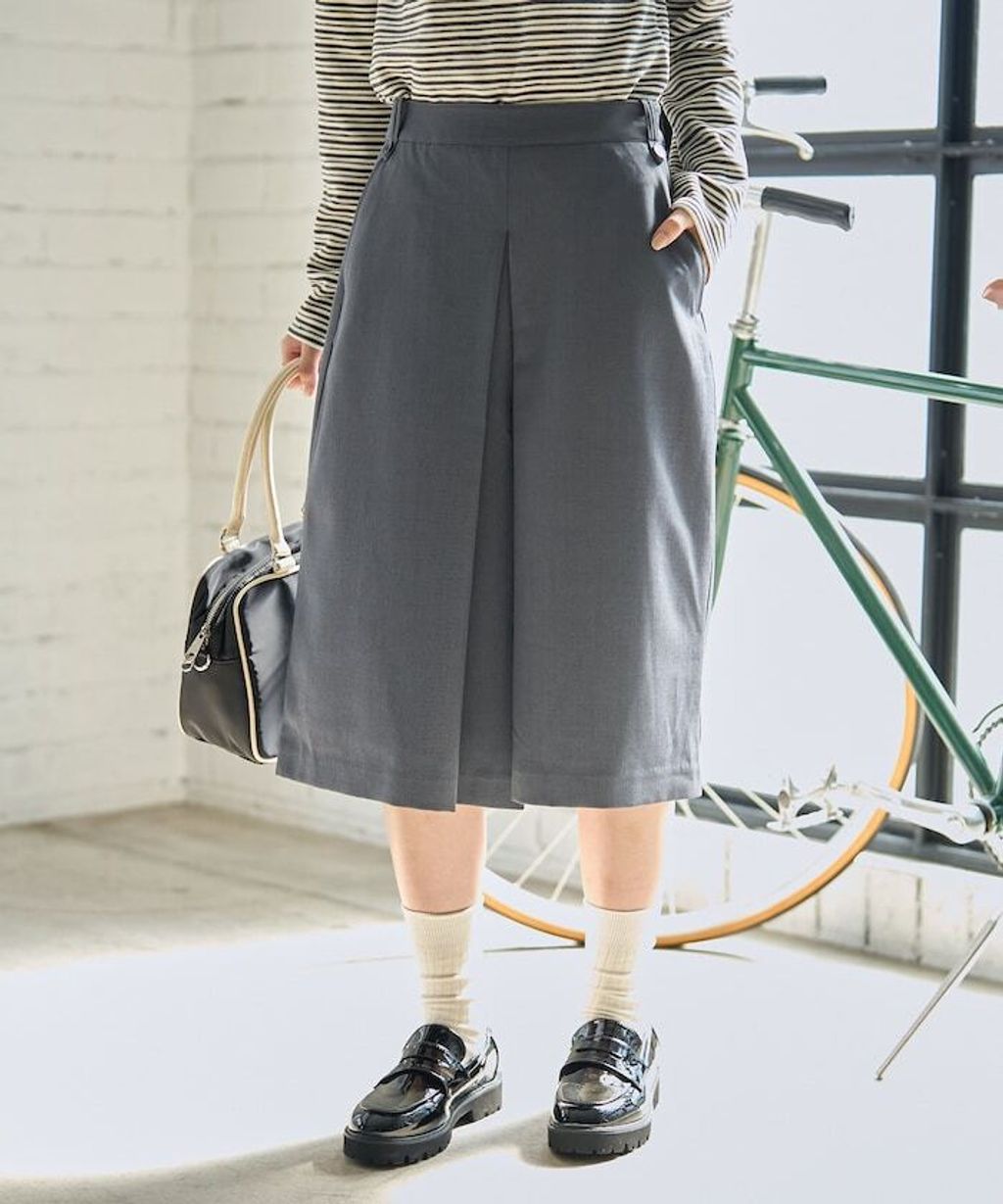 FREAKS STORE 羊毛質感溫暖寬版裙褲_16