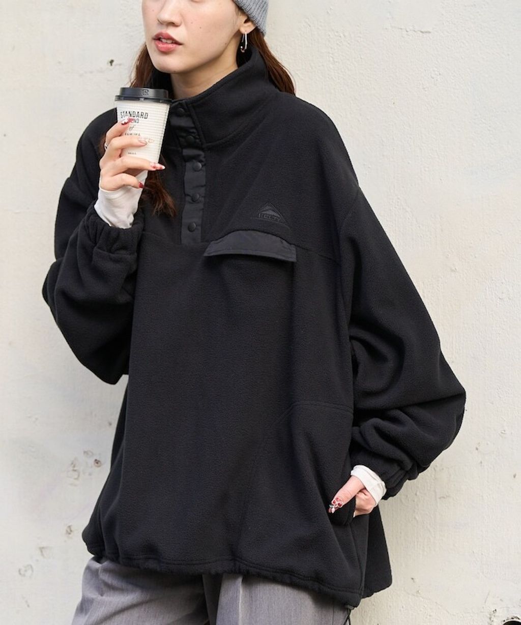 FREAKS STORE x KELTY 下擺防風抽繩寬鬆版型半開襟排扣上衣_3