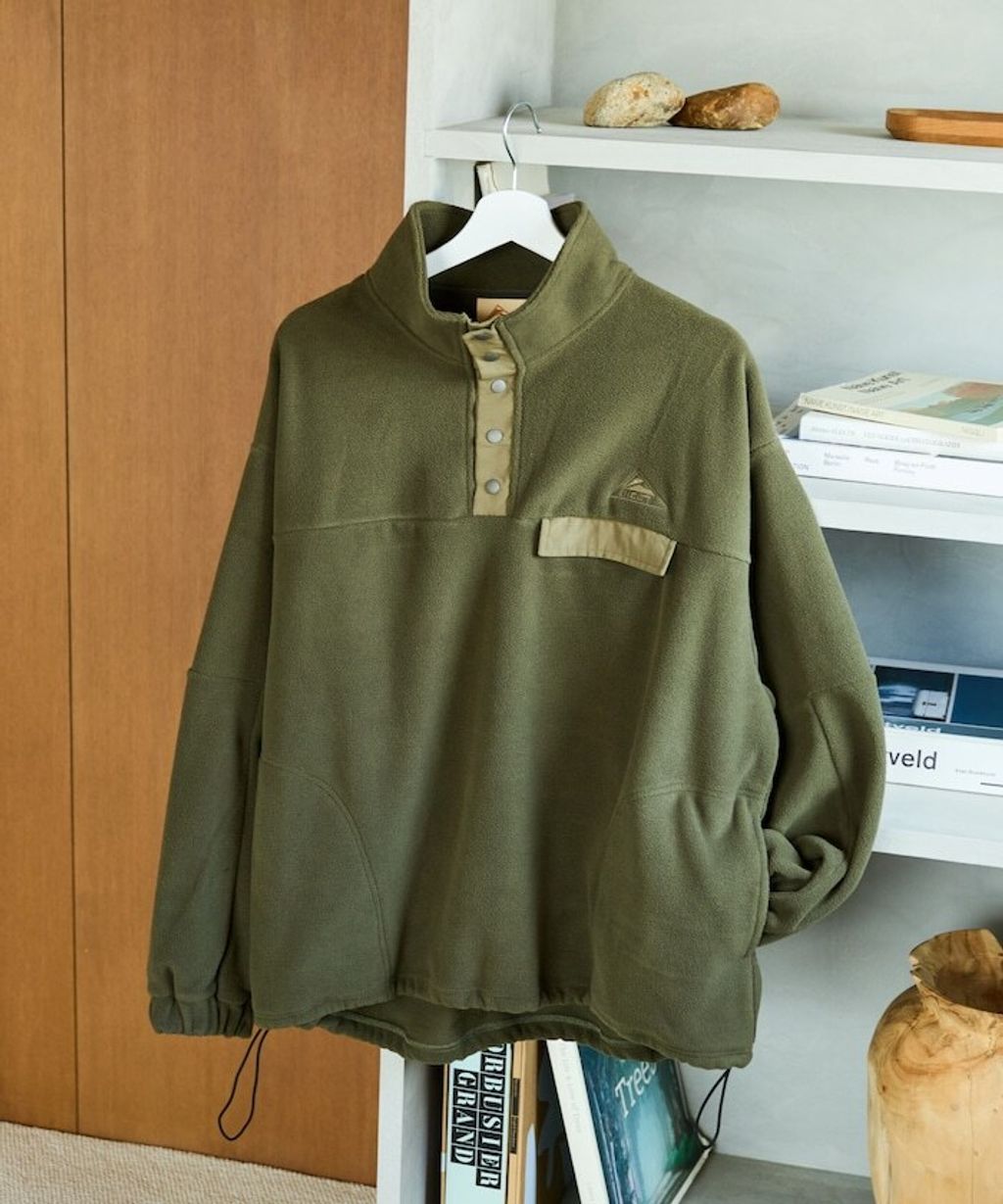 FREAKS STORE x KELTY 下擺防風抽繩寬鬆版型半開襟排扣上衣_11