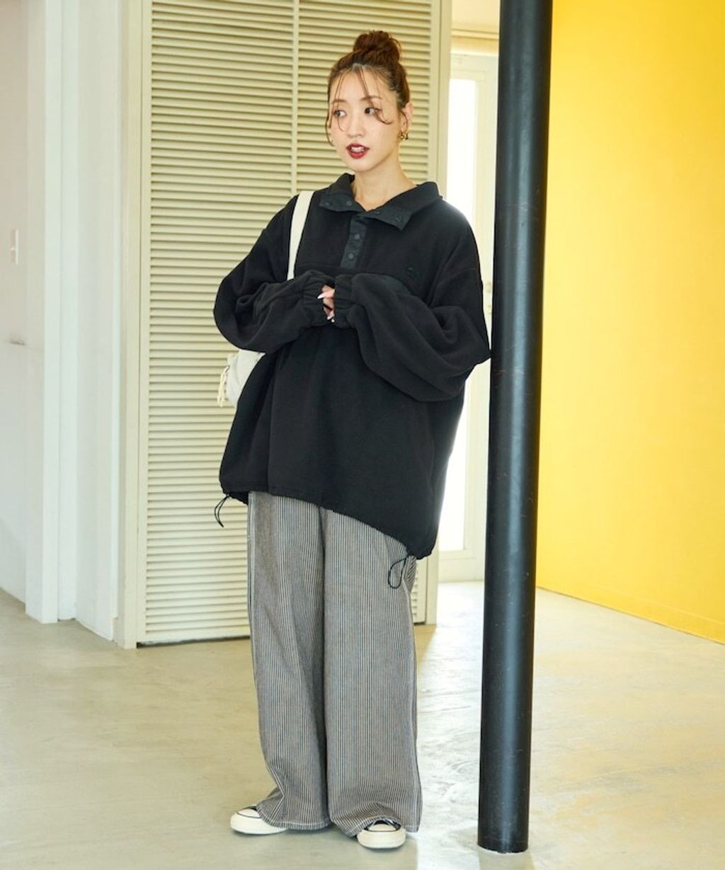 FREAKS STORE x KELTY 下擺防風抽繩寬鬆版型半開襟排扣上衣_42