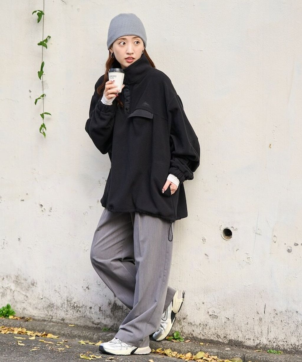 FREAKS STORE x KELTY 下擺防風抽繩寬鬆版型半開襟排扣上衣_35