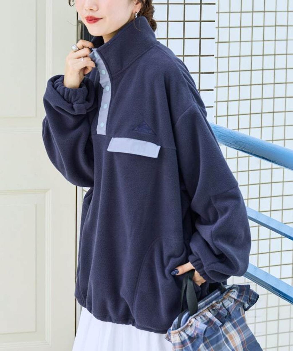 FREAKS STORE x KELTY 下擺防風抽繩寬鬆版型半開襟排扣上衣_27