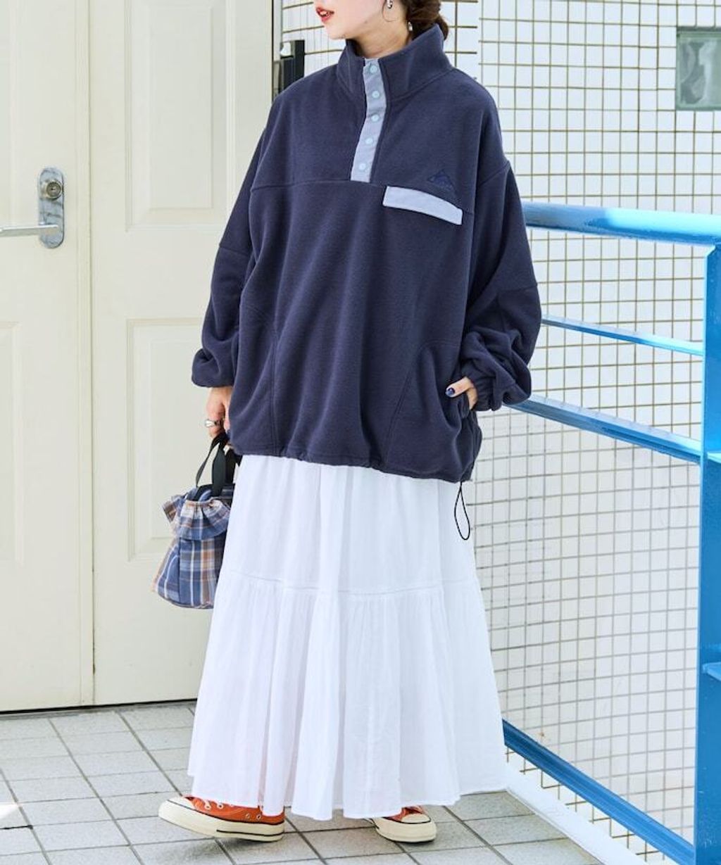 FREAKS STORE x KELTY 下擺防風抽繩寬鬆版型半開襟排扣上衣_25