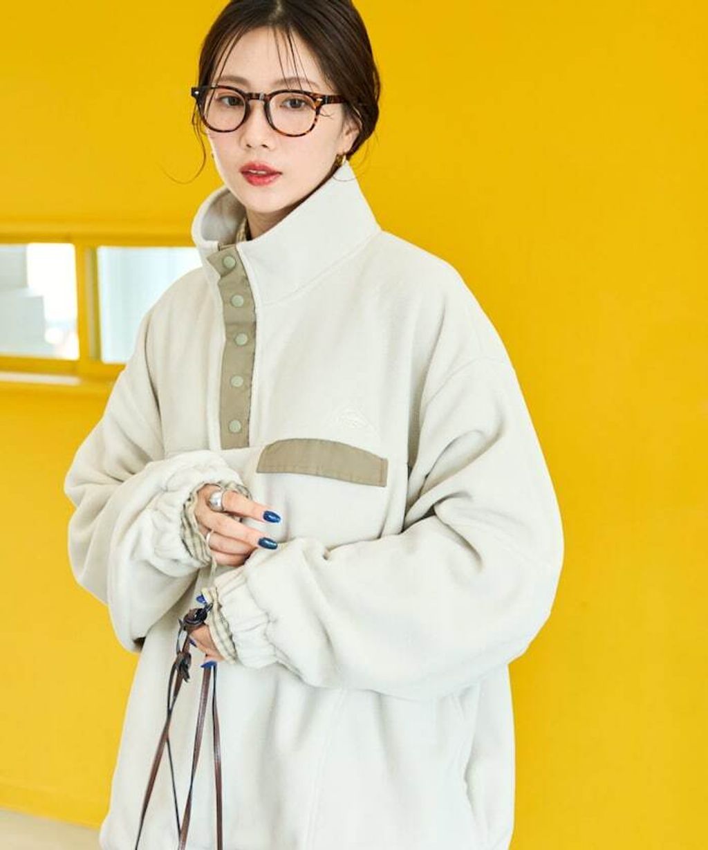 FREAKS STORE x KELTY 下擺防風抽繩寬鬆版型半開襟排扣上衣_20