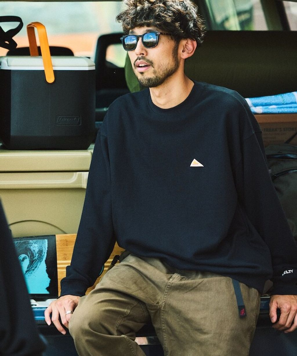 FREAKS STORE x KELTY 復古小標內刷毛Oversize大學T_45