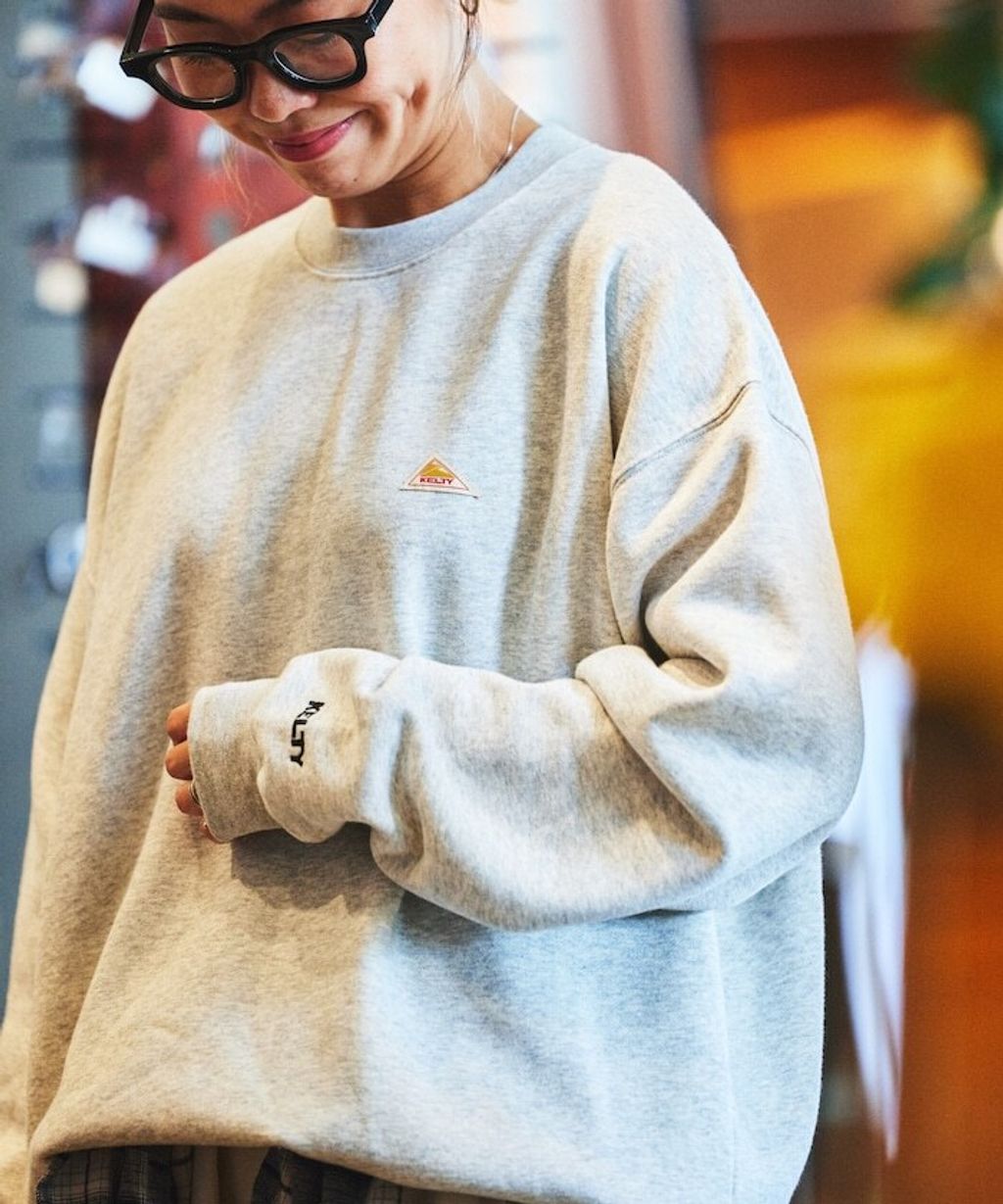 FREAKS STORE x KELTY 復古小標內刷毛Oversize大學T_35