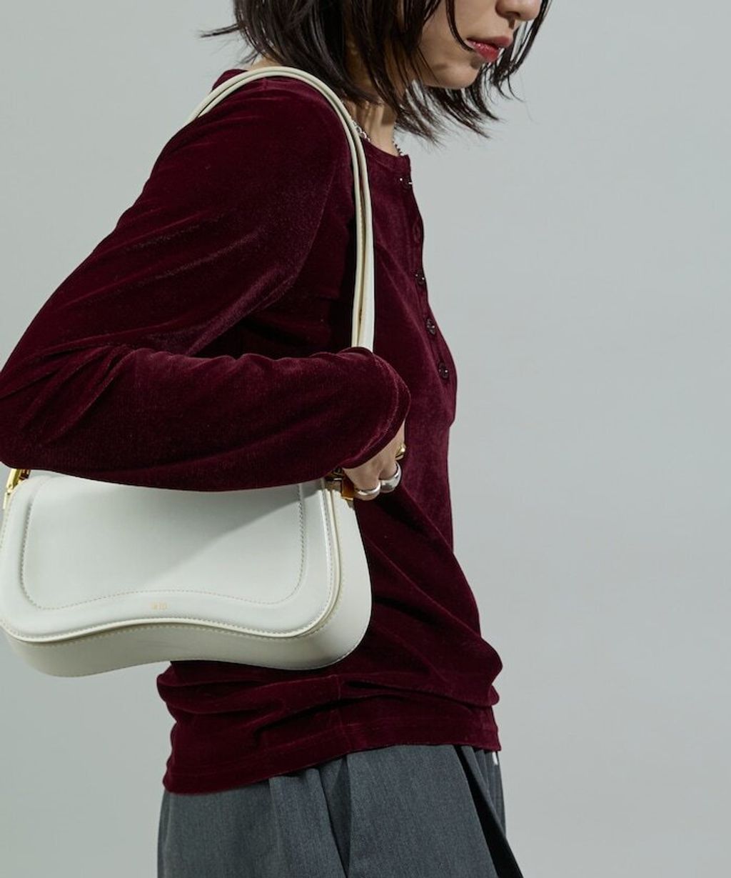 FREAKS STORE 天鵝絨亨利領修身長袖上衣_31