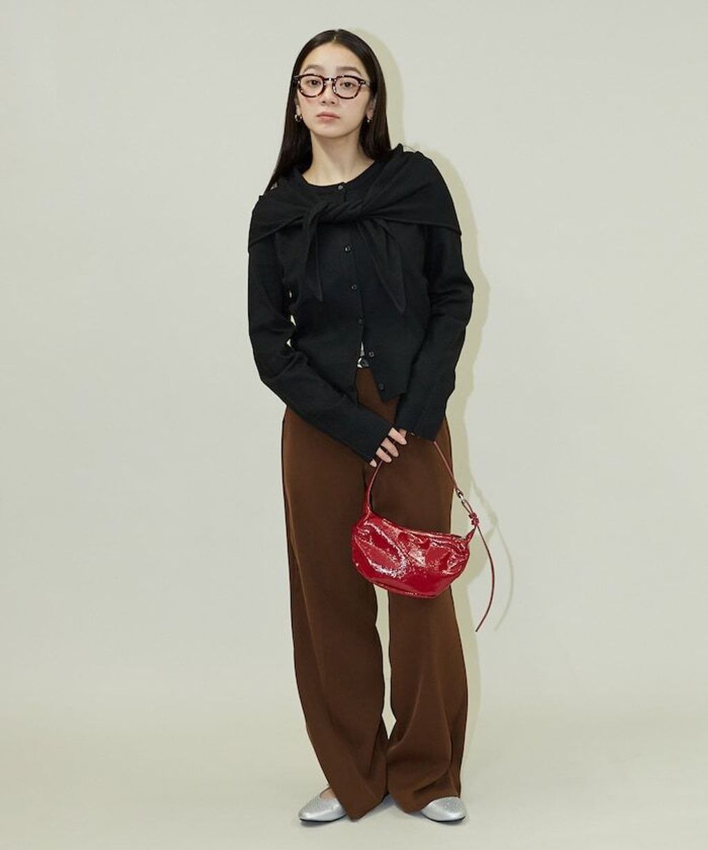 FREAKS STORE 圓領針織親膚開襟衫套組(附多功能披肩)_41