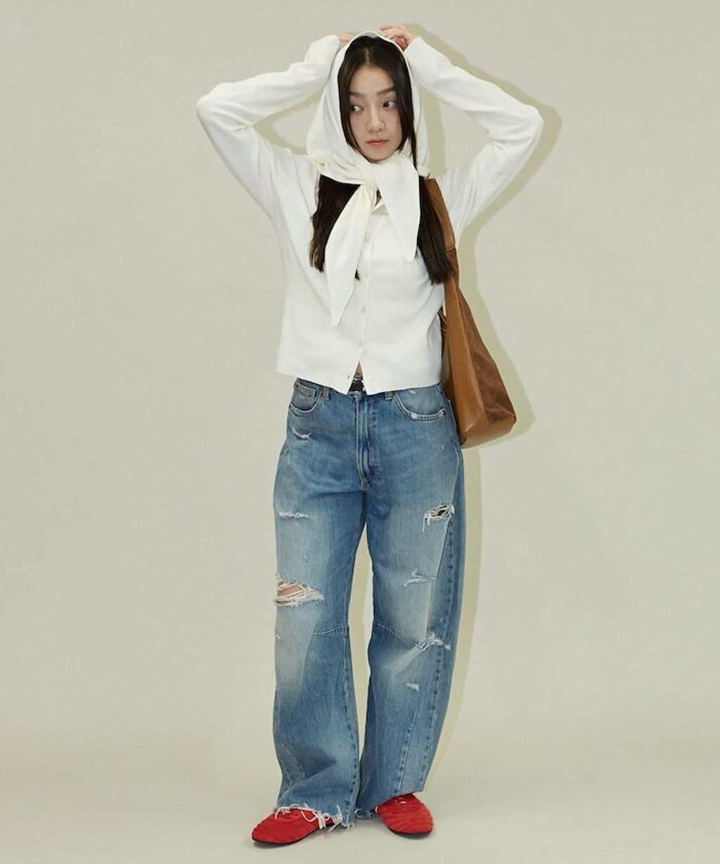 FREAKS STORE 圓領針織親膚開襟衫套組(附多功能披肩)_31