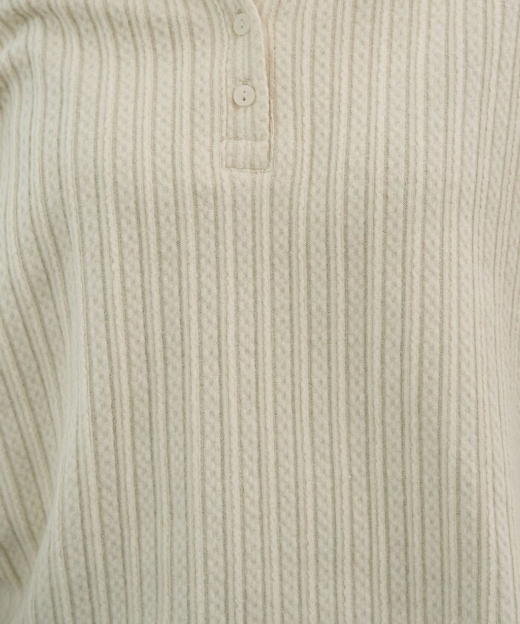 FREAKS STORE 細編麻花保暖POLO領針織上衣_15