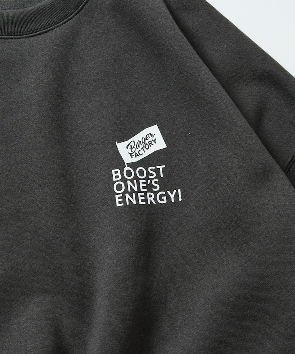 Burger Factory×FREAKS STORE 解構漢堡刷毛大學T_74